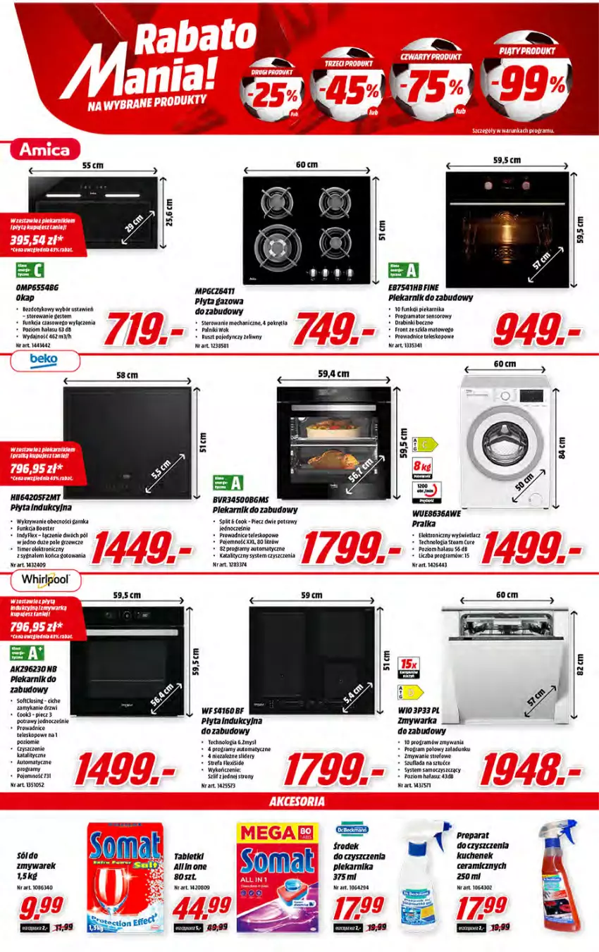 Gazetka promocyjna Media Markt - Gazetka Media Markt - ważna 08.06 do 15.06.2021 - strona 12 - produkty: Beko, Drzwi, Fa, Gra, Karmi, Piec, Piekarnik, Piekarnik do zabudowy, Płyta, Płyta indukcyjna, Por, Pralka, Sól, Tablet, Teleskop, Tonik, Tran, Warka, Whirlpool, Zmywarka