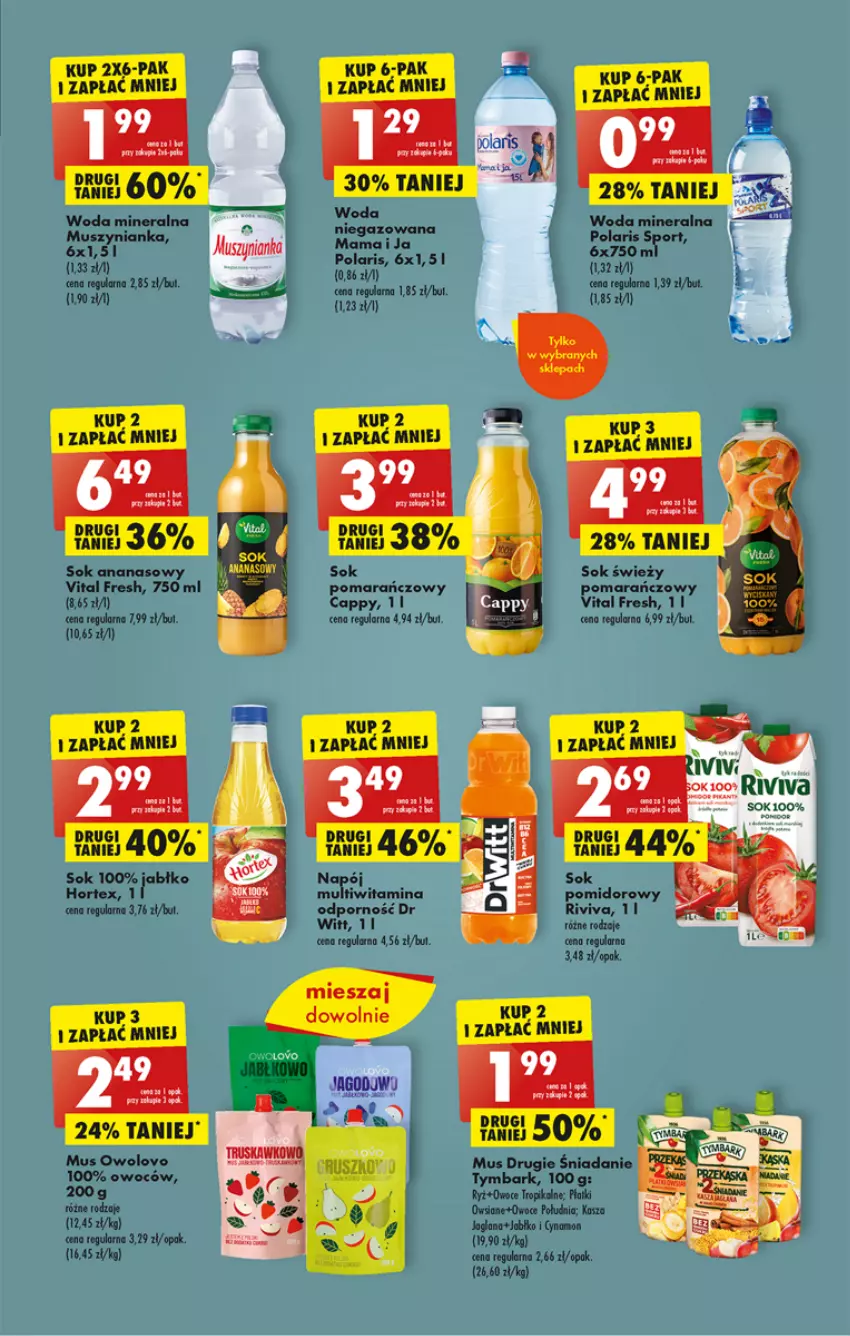 Gazetka promocyjna Biedronka - ważna 27.03 do 01.04.2023 - strona 39 - produkty: Ananas, Cappy, Hortex, Kasza, Koc, LG, Mus, Muszynianka, Napój, Owoce, Por, Ryż, Sok, Woda, Woda mineralna