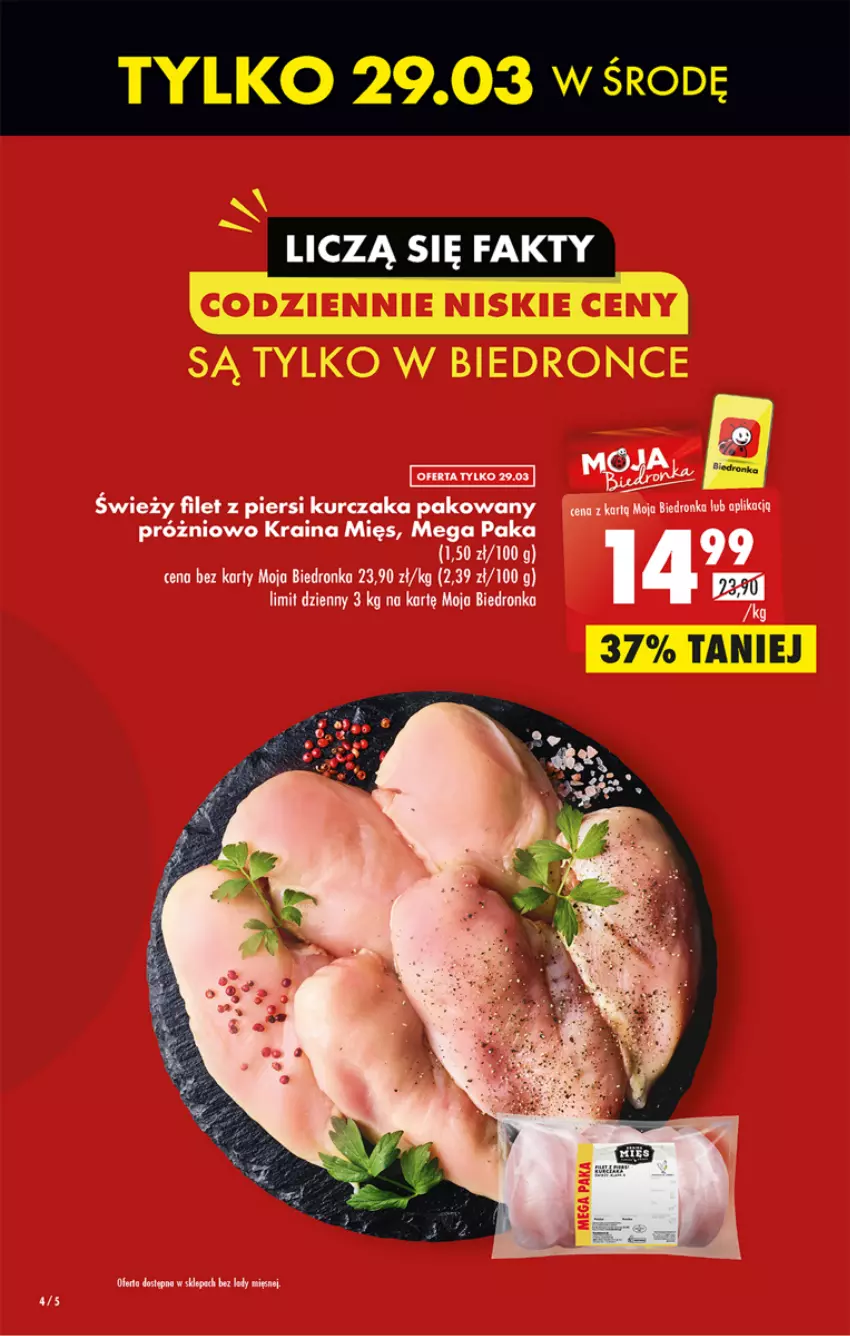 Gazetka promocyjna Biedronka - ważna 27.03 do 01.04.2023 - strona 4 - produkty: Dron, Filet z piersi kurczaka, Kurczak