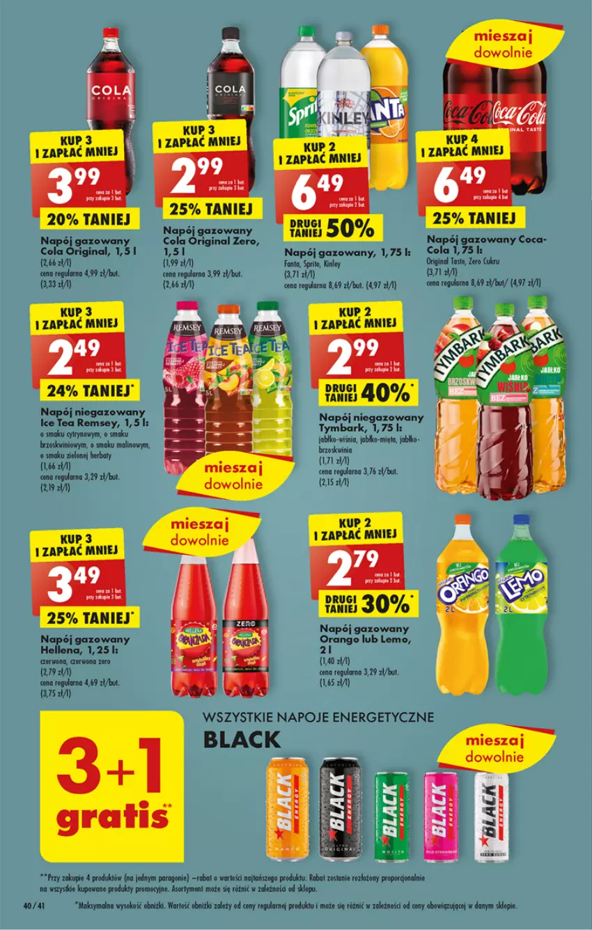 Gazetka promocyjna Biedronka - ważna 27.03 do 01.04.2023 - strona 40 - produkty: Fa, Fanta, Gin, Hellena, Lack, Napój, Napój gazowany, Napoje, Por, Sok, Tymbark