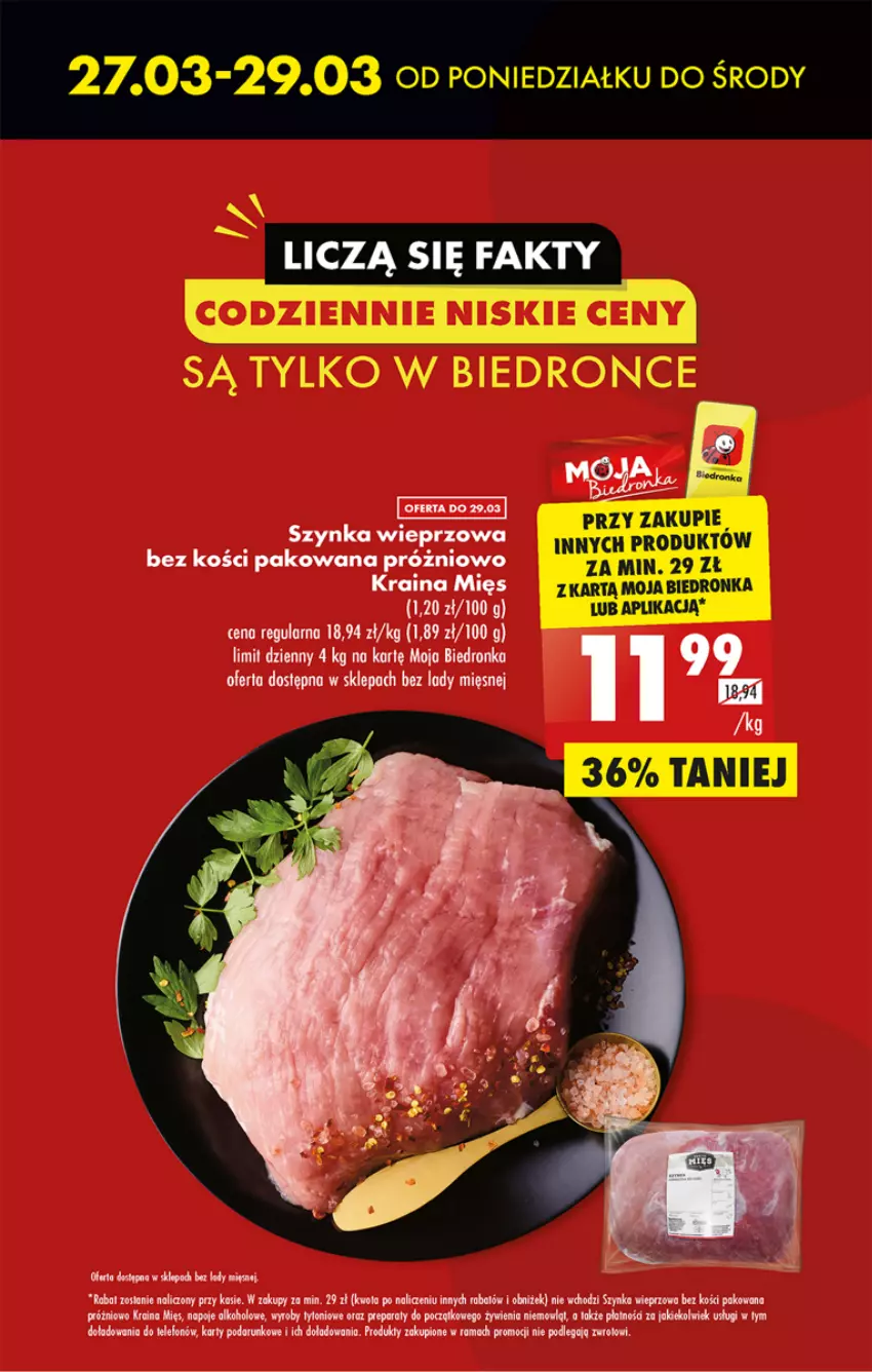 Gazetka promocyjna Biedronka - ważna 27.03 do 01.04.2023 - strona 5 - produkty: Dron, Napoje, Szynka, Szynka wieprzowa