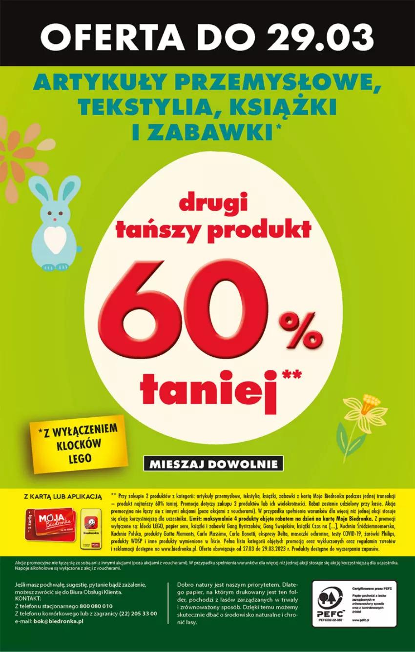 Gazetka promocyjna Biedronka - ważna 27.03 do 01.04.2023 - strona 56 - produkty: Dron, Fa, Gra, Napoje, Papier, Telefon