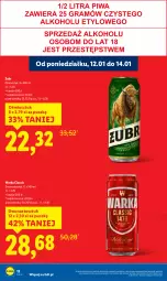 Gazetka promocyjna Lidl - GAZETKA - Gazetka - ważna od 14.01 do 14.01.2026 - strona 12 - produkty: Warka