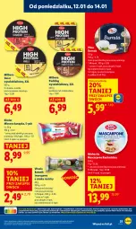 Gazetka promocyjna Lidl - GAZETKA - Gazetka - ważna od 14.01 do 14.01.2026 - strona 25 - produkty: Sok, Ser, Burrata, Mlekovita, Mascarpone, Pilos, Tonik, Pudding, Baton, Deser, Batonik twarogowy, Mleczna kanapka, Kinder, Mleko