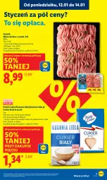 Gazetka promocyjna Lidl - GAZETKA - Gazetka - ważna od 14.01 do 14.01.2026 - strona 3 - produkty: Mięso mielone z szynki, Mięso mielone, Cukier, Kuchnia, Mięso