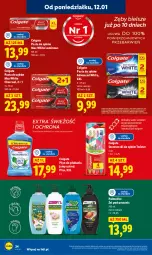 Gazetka promocyjna Lidl - GAZETKA - Gazetka - ważna od 14.01 do 14.01.2026 - strona 34 - produkty: Palmolive, Płyn do płukania jamy ustnej, Pasta do zębów, Płyn do płukania, Colgate, LG