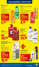 Gazetka promocyjna Lidl - GAZETKA - Gazetka - ważna od 14.01 do 14.01.2026 - strona 35 - produkty: Woda perfumowana, Bell, Old Spice, Dezodorant, Perfum, Smoothie, Szampon, Woda, Nivea