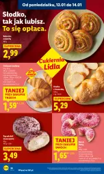 Gazetka promocyjna Lidl - GAZETKA - Gazetka - ważna od 14.01 do 14.01.2026 - strona 38 - produkty: Pączek, Cukier, Croissant, Mascarpone, Rogal, Donut