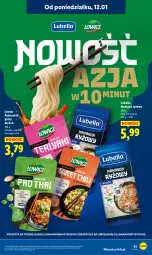 Gazetka promocyjna Lidl - GAZETKA - Gazetka - ważna od 14.01 do 14.01.2026 - strona 43 - produkty: Lubella, Makaron, Ryż, Bell, Makaron ryżowy, Bella