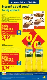 Gazetka promocyjna Lidl - GAZETKA - Gazetka - ważna od 14.01 do 14.01.2026 - strona 5 - produkty: Olej rzepakowy, Olej, Kinder