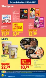 Gazetka promocyjna Lidl - GAZETKA - Gazetka - ważna od 14.01 do 14.01.2026 - strona 56 - produkty: Chupa Chups, Tran, Lody, Galaretki, Lizaki, Gala, Mango, Kinder, Kokos