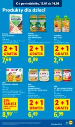 Gazetka promocyjna Lidl - GAZETKA - Gazetka - ważna od 14.01 do 14.01.2026 - strona 59 - produkty: Deser owocowy, HiPP, Ser, Mus, Gra, BoboVita, Serek, Danie dla dzieci, Dzieci, Kubuś, Deser, Hipp Bio