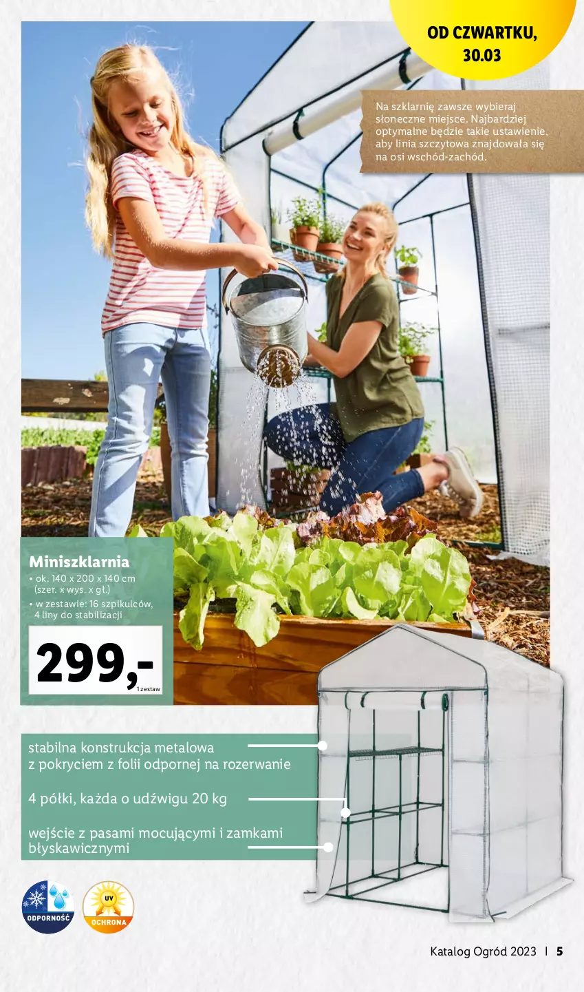 Gazetka promocyjna Lidl - KATALOG OGRÓD - ważna 27.03 do 28.05.2023 - strona 5 - produkty: Dźwig, Ogród, Por