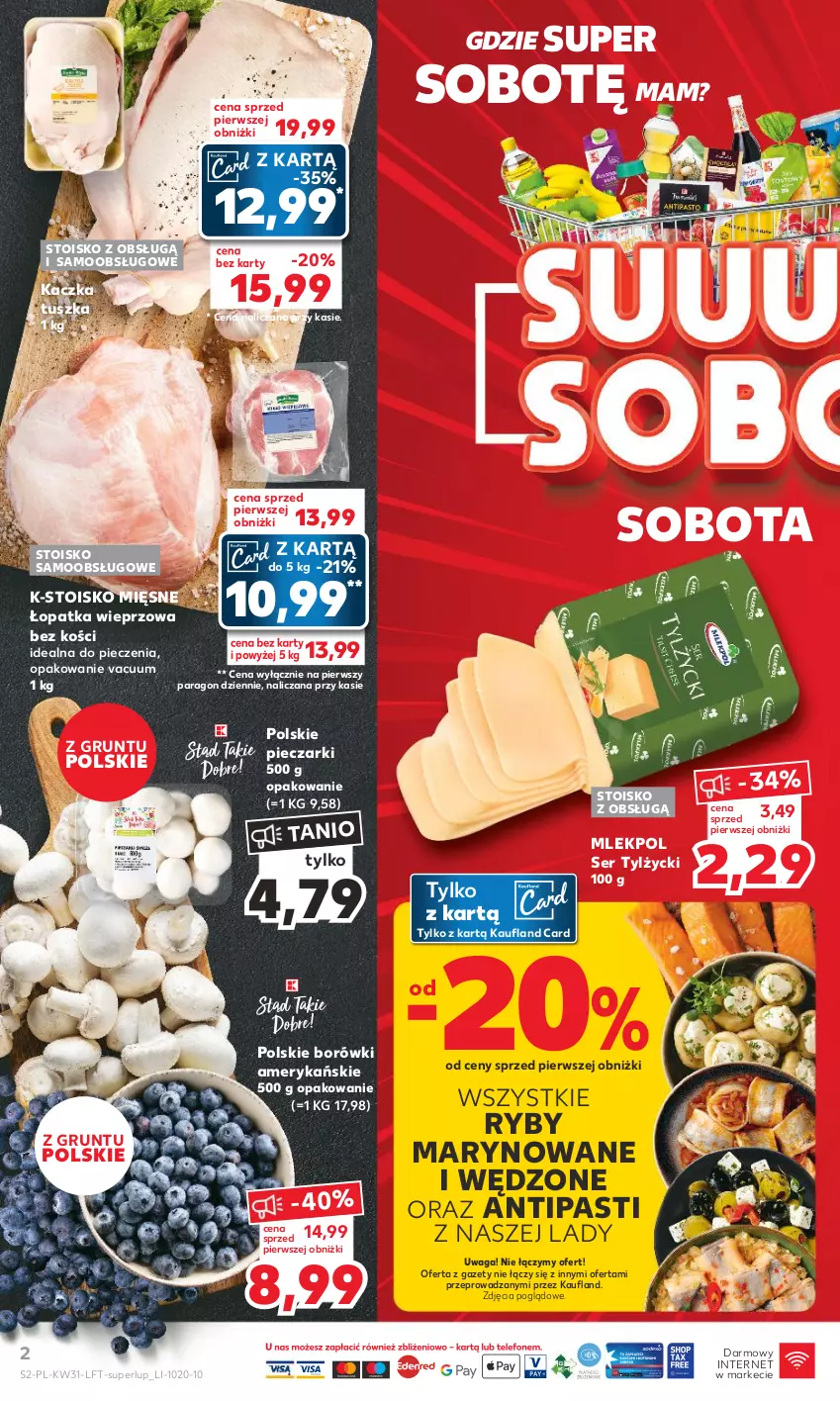 Gazetka promocyjna Kaufland - Gazetka tygodnia - ważna 03.08 do 09.08.2023 - strona 2 - produkty: Grunt, Kaczka, Piec, Ser, Ser tylżycki, Tusz, Waga