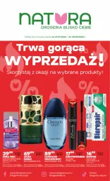 Gazetka promocyjna Drogerie Natura - Gazetka Drogerie Natura - Gazetka - ważna od 05.08 do 05.08.2026 - strona 1 - produkty: Woda perfumowana, Ser, Rum, Gra, Biorepair, Calvin Klein, Perfum, Pasta do zębów, KOBO, Tusz, Serum, Mars, SESSIO, Woda, Fa