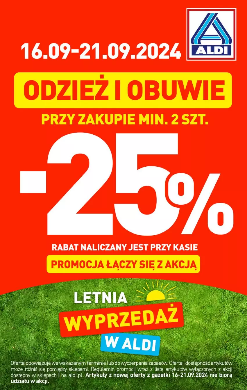 Gazetka promocyjna Aldi - Artykuły przemysłowe i tekstylia - ważna 16.09 do 21.09.2024 - strona 13