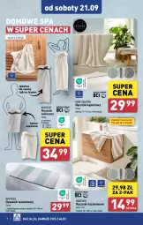 Gazetka promocyjna Aldi - Artykuły przemysłowe i tekstylia - Gazetka - ważna od 21.09 do 21.09.2024 - strona 8 - produkty: Ręcznik kąpielowy, Dywanik łazienkowy, Dywanik, Wełna, Ręcznik, Dywan, HP