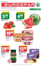 Gazetka promocyjna Spar - EuroSpar - Gazetka - ważna od 28.05 do 28.05.2025 - strona 1 - produkty: Kawa rozpuszczalna, Kawa, Lody, Mleczko, Jacobs, Arbuz, Milka