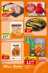Gazetka promocyjna Auchan - Gazetka 30 Lat Hipermarket Auchan - Gazetka - ważna od 22.07 do 22.07.2026 - strona 17 - produkty: Glazura, Tilapia, Krewetki, Lazur