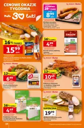 Gazetka promocyjna Auchan - Gazetka 30 Lat Hipermarket Auchan - Gazetka - ważna od 22.07 do 22.07.2026 - strona 18 - produkty: Piec, Polędwica, Sok, Drobimex, Sokołów, Kiełbasa krakowska, Tran, Boczek, Kabanos, Kiełbasa