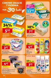 Gazetka promocyjna Auchan - Gazetka 30 Lat Hipermarket Auchan - Gazetka - ważna od 22.07 do 22.07.2026 - strona 22 - produkty: Serek wiejski, Sok, Ser, Mus, Benecol, Jogurt, Mlekovita, Serek, Pudding, Napój mleczny, Masło, Napój, Mleko