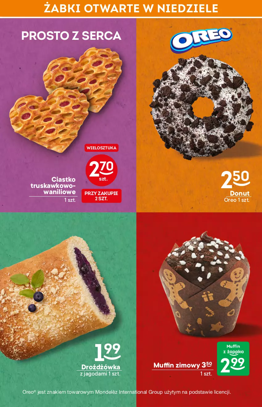 Gazetka promocyjna Żabka - ważna 19.01 do 26.01.2022 - strona 23 - produkty: Donut, Oreo, Ser