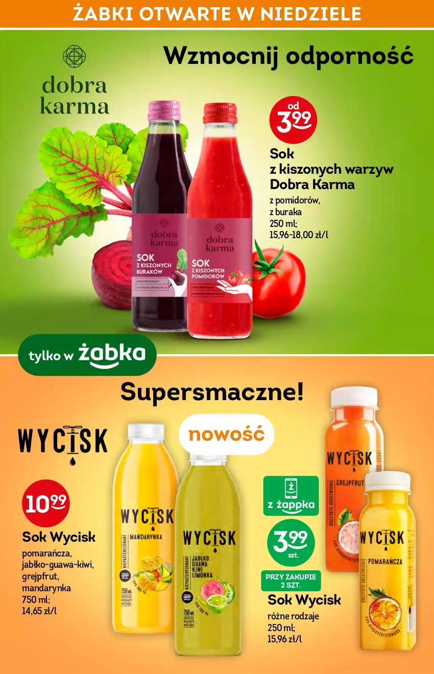 Gazetka promocyjna Żabka - ważna 19.01 do 26.01.2022 - strona 29 - produkty: Grejpfrut, Kiwi, Por, Sok, Sok z kiszonych warzyw