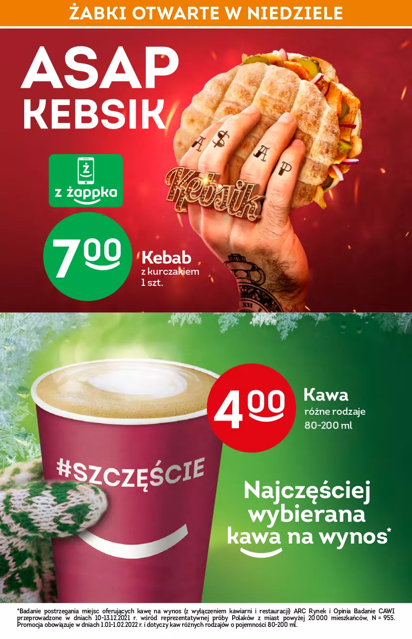 Gazetka promocyjna Żabka - ważna 19.01 do 26.01.2022 - strona 5 - produkty: Kawa, Kebab, Kurczak