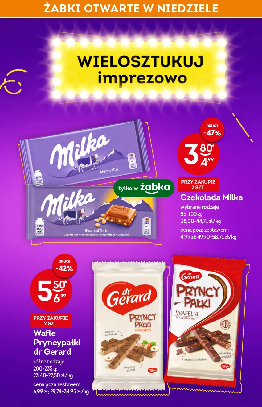 Gazetka promocyjna Żabka - ważna 19.01 do 26.01.2022 - strona 7 - produkty: Czekolada, Dr Gerard, Kawa, Milka, Wafle