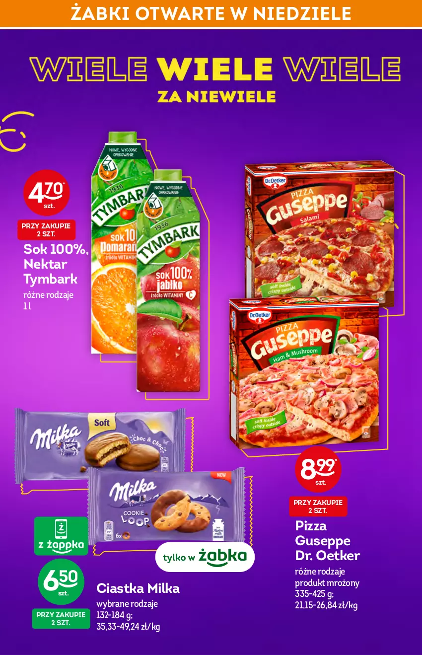 Gazetka promocyjna Żabka - ważna 19.01 do 26.01.2022 - strona 8 - produkty: Ciastka, Dr. Oetker, Milka, Nektar, Pizza, Sok, Tymbark