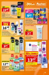 Gazetka promocyjna Auchan - Gazetka 30 Lat Hipermarket Auchan - Gazetka - ważna od 12.08 do 12.08.2026 - strona 31 - produkty: Dezodorant, Płyn micelarny, Adidas, Płyn do płukania, Płatki kosmetyczne, Always, Podpaski, Got2b, Colgate, Nivea, LG