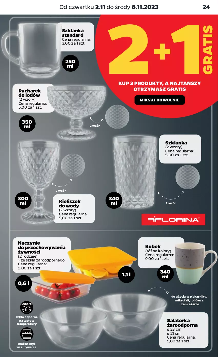 Gazetka promocyjna Netto - Akcesoria i dodatki - ważna 02.11 do 08.11.2023 - strona 7 - produkty: Fa, Gra, Kieliszek, Kubek, Piekarnik, Por, Salaterka, Szklanka