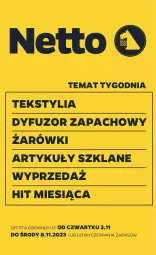 Gazetka promocyjna Netto - Akcesoria i dodatki - Gazetka - ważna od 08.11 do 08.11.2023 - strona 1 - produkty: Dyfuzor zapachowy