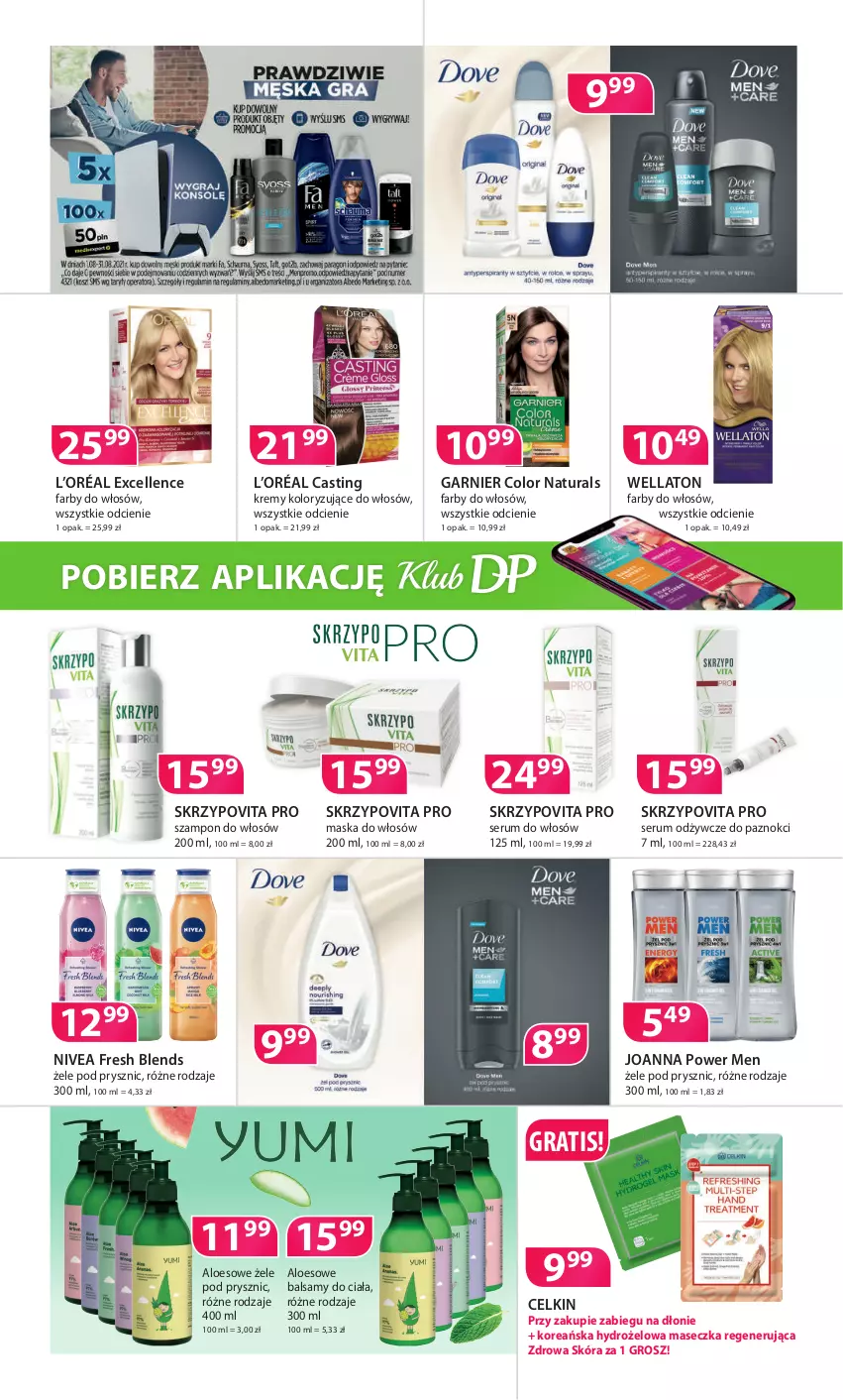 Gazetka promocyjna Drogerie Polskie - Gazetka - ważna 13.08 do 31.08.2021 - strona 5 - produkty: Fa, Garnier, Gra, Joanna, L’Oréal, Maska, Maska do włosów, Nivea, Rum, Ser, Serum, Serum do włosów, Szampon, Wella