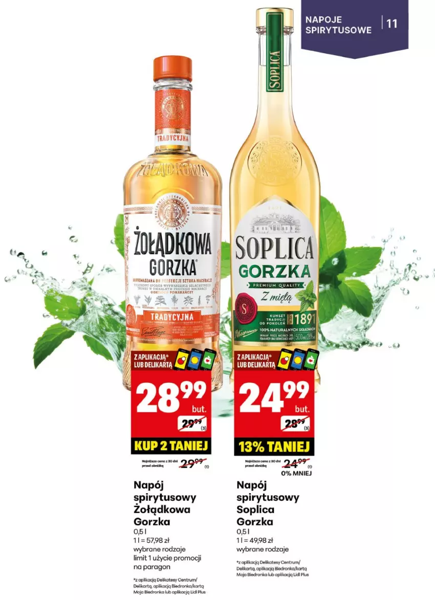 Gazetka promocyjna Delikatesy Centrum - DeliBarek DC22-DC23 - ważna 26.05 do 08.06.2025 - strona 11 - produkty: Dron, Napój, Napoje, Rum, Soplica