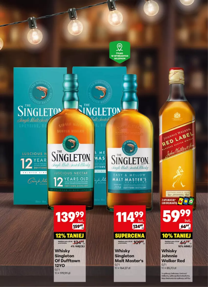 Gazetka promocyjna Delikatesy Centrum - DeliBarek DC22-DC23 - ważna 26.05 do 08.06.2025 - strona 16 - produkty: Dron, Fa, Johnnie Walker, Koc, Por, Rum, Whisky