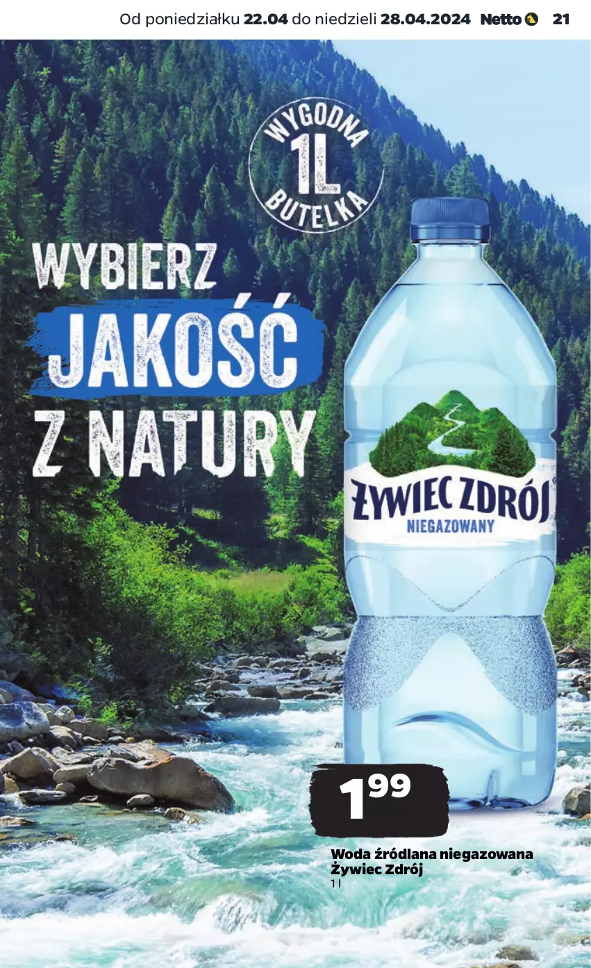 Gazetka promocyjna Netto - Artykuły spożywcze - ważna 22.04 do 28.04.2024 - strona 21 - produkty: LANA, Woda