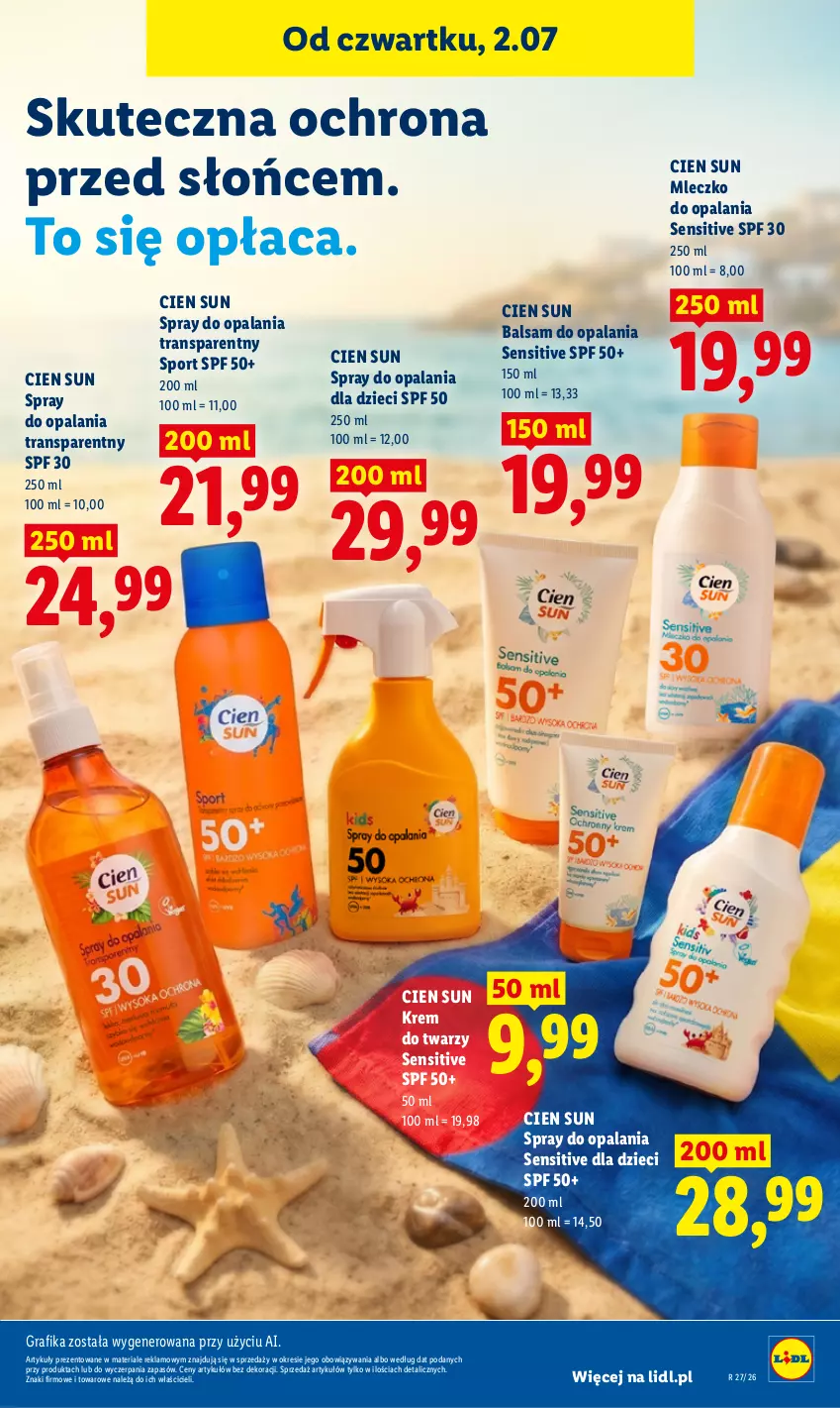 Gazetka promocyjna Lidl - Gazetka ważna od 2.07 do 4.07 - ważna 02.07 do 04.07.2026 - strona 83 - produkty: Dzieci, Gra, Grafika, Krem do twarzy, Mleczko, Por, Sport, Tran