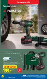 Gazetka promocyjna Lidl - Gazetka ważna od 2.07 do 4.07 - Gazetka - ważna od 04.07 do 04.07.2026 - strona 32 - produkty: Parkside, Lampa robocza LED, Lampa, Ogród, Klucz udarowy, Akumulator