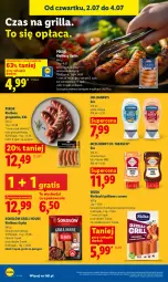 Gazetka promocyjna Lidl - Gazetka ważna od 2.07 do 4.07 - Gazetka - ważna od 04.07 do 04.07.2026 - strona 44 - produkty: Sos, Sok, Ser, Gra, Sokołów, PIKOK, Kiełbasa głogowska, Grill, Kiełbasa, Hellmann’s, Kiełbasa śląska