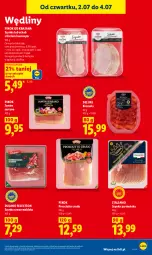 Gazetka promocyjna Lidl - Gazetka ważna od 2.07 do 4.07 - Gazetka - ważna od 04.07 do 04.07.2026 - strona 51 - produkty: Ser, Bresaola, Prosciutto, Dulano, Laur, Szynka, PIKOK, Jamón serrano