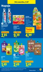 Gazetka promocyjna Lidl - Gazetka ważna od 2.07 do 4.07 - Gazetka - ważna od 04.07 do 04.07.2026 - strona 59 - produkty: Sok, Mus, Napoje, Leon, Tymbark, Kubuś Waterrr, Kubuś, Pokémon, Napój, Psi Patrol, Nektar, Hortex