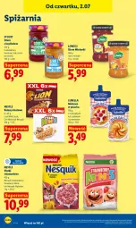Gazetka promocyjna Lidl - Gazetka ważna od 2.07 do 4.07 - Gazetka - ważna od 04.07 do 04.07.2026 - strona 78 - produkty: Lubella, Makaron, Por, Nesquik, Bell, Ksylitol, Dżem, Lion, Baton, Danio, Cini Minis, Bella, Nestlé, Jabłka