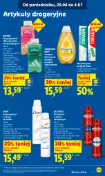 Gazetka promocyjna Lidl - Gazetka ważna od 2.07 do 4.07 - Gazetka - ważna od 04.07 do 04.07.2026 - strona 85 - produkty: Old Spice, Dezodorant, Adidas, Dove, Szampon, Płyn do mycia, Elmex, Antyperspirant