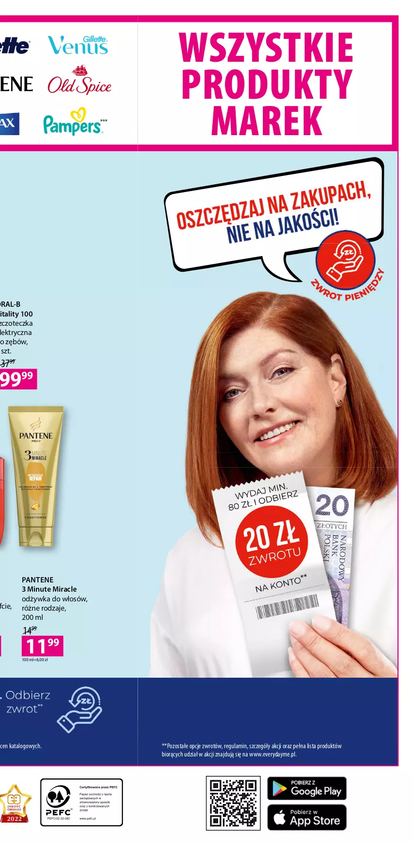 Gazetka promocyjna Hebe - Gazetka - ważna 22.09 do 05.10.2022 - strona 6 - produkty: Always, Dezodorant, Dres, Gillette, Gillette Venus, Maszynka, Maszynka do golenia, Odżywka, Old Spice, Pampers, Pantene, Pieluchy, Podpaski, Sati, Szampon, Szczoteczka, Szynka, Venus