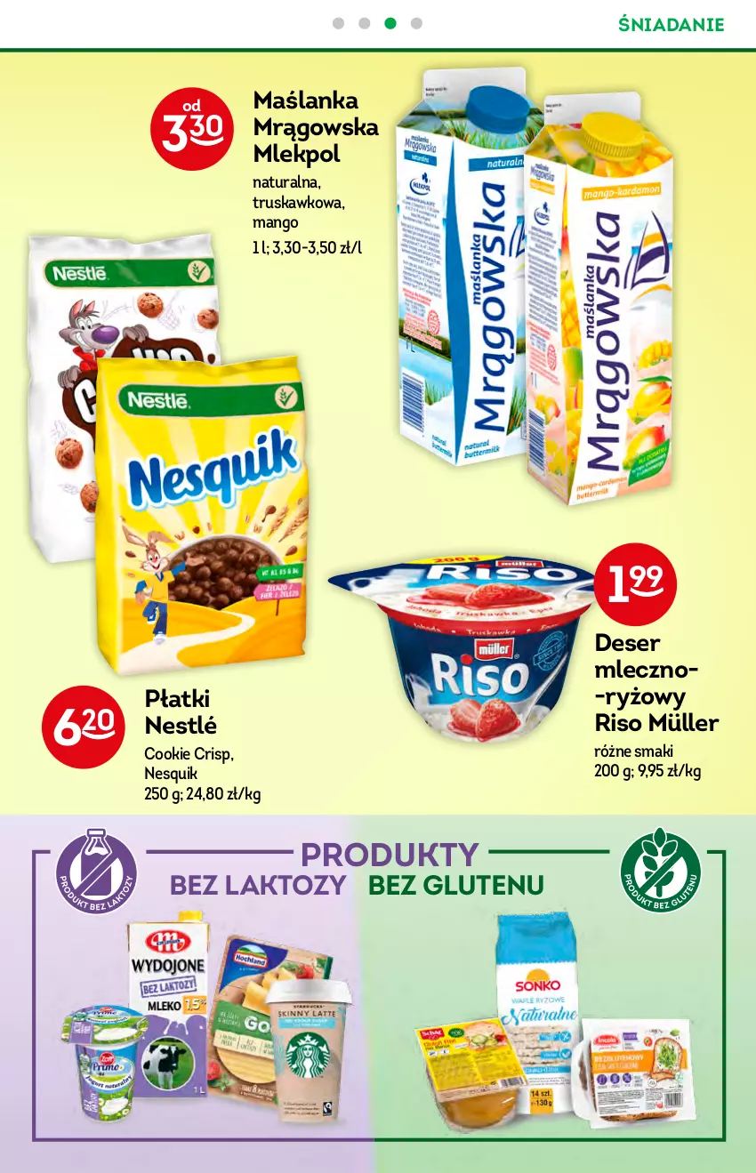 Gazetka promocyjna Żabka - ważna 07.07 do 20.07.2021 - strona 29 - produkty: Deser, Mango, Maślanka, Müller, Nesquik, Nestlé, Ryż, Ser