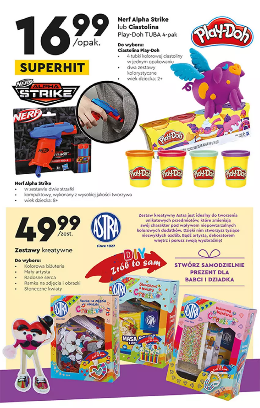 Gazetka promocyjna Biedronka - Okazje Tygodnia - ważna 17.01 do 02.02.2022 - strona 14 - produkty: Bizuteria, Dekorator, Nerf, Obraz, Play-Doh, Por, Ramka, Ser, Sok