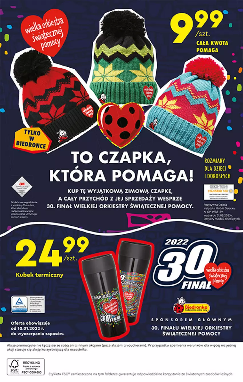 Gazetka promocyjna Biedronka - Okazje Tygodnia - ważna 17.01 do 02.02.2022 - strona 32 - produkty: Czapka, Fa, Rama