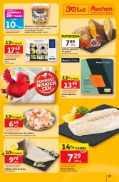 Gazetka promocyjna Auchan - Gazetka 30 Lat Hipermarket Auchan - Gazetka - ważna od 17.06 do 17.06.2026 - strona 17 - produkty: Halibut, Sos, Miętus, Kawa, Krewetki