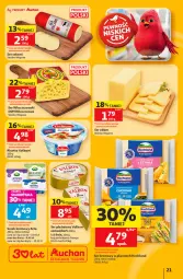 Gazetka promocyjna Auchan - Gazetka 30 Lat Hipermarket Auchan - Gazetka - ważna od 17.06 do 17.06.2026 - strona 21 - produkty: Cheddar, Ser, Włoszczowski, Salami, Brie, Ricotta, Serek, Camembert, Edam, Hochland, Galbani, Ser salami, Ser pleśniowy
